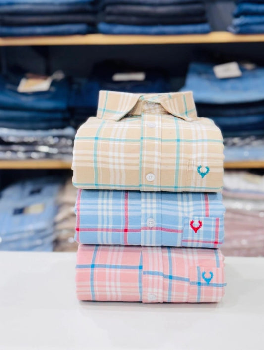 PACK OF 2 Check Shirt