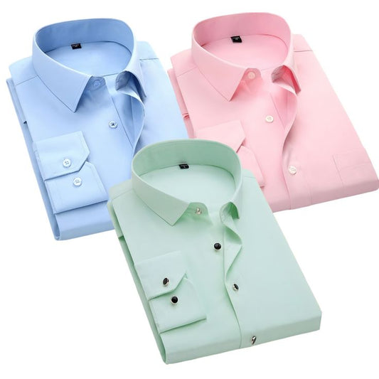 Pack of 3 Plain Shirts